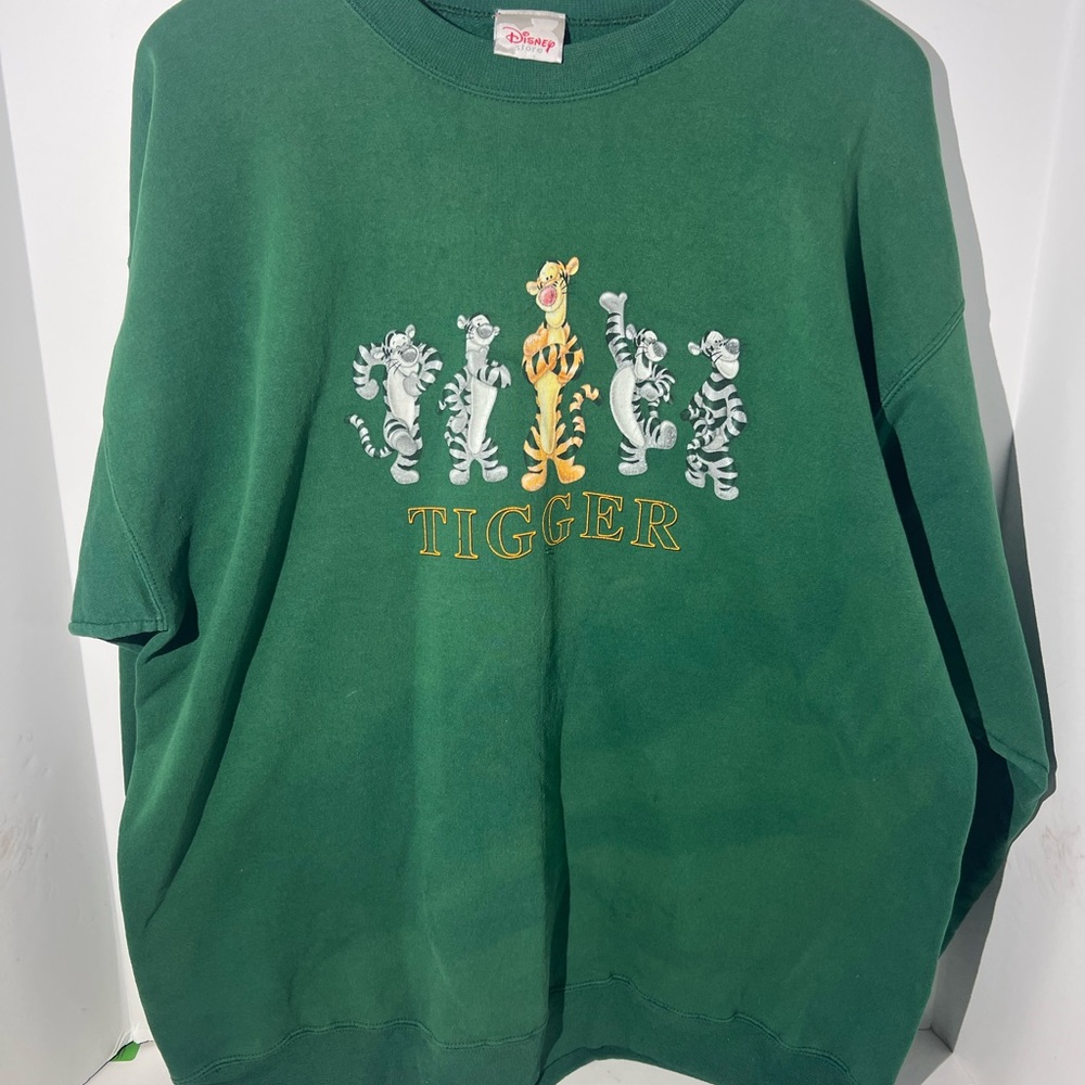 Disney Green Tigger Crewneck‎ Sweater
